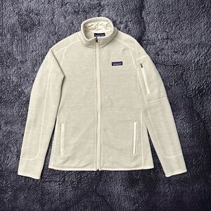 Patagonia Women’s Better Sweater Full-Zip Fleece Jacket Size M Birch White/Cream